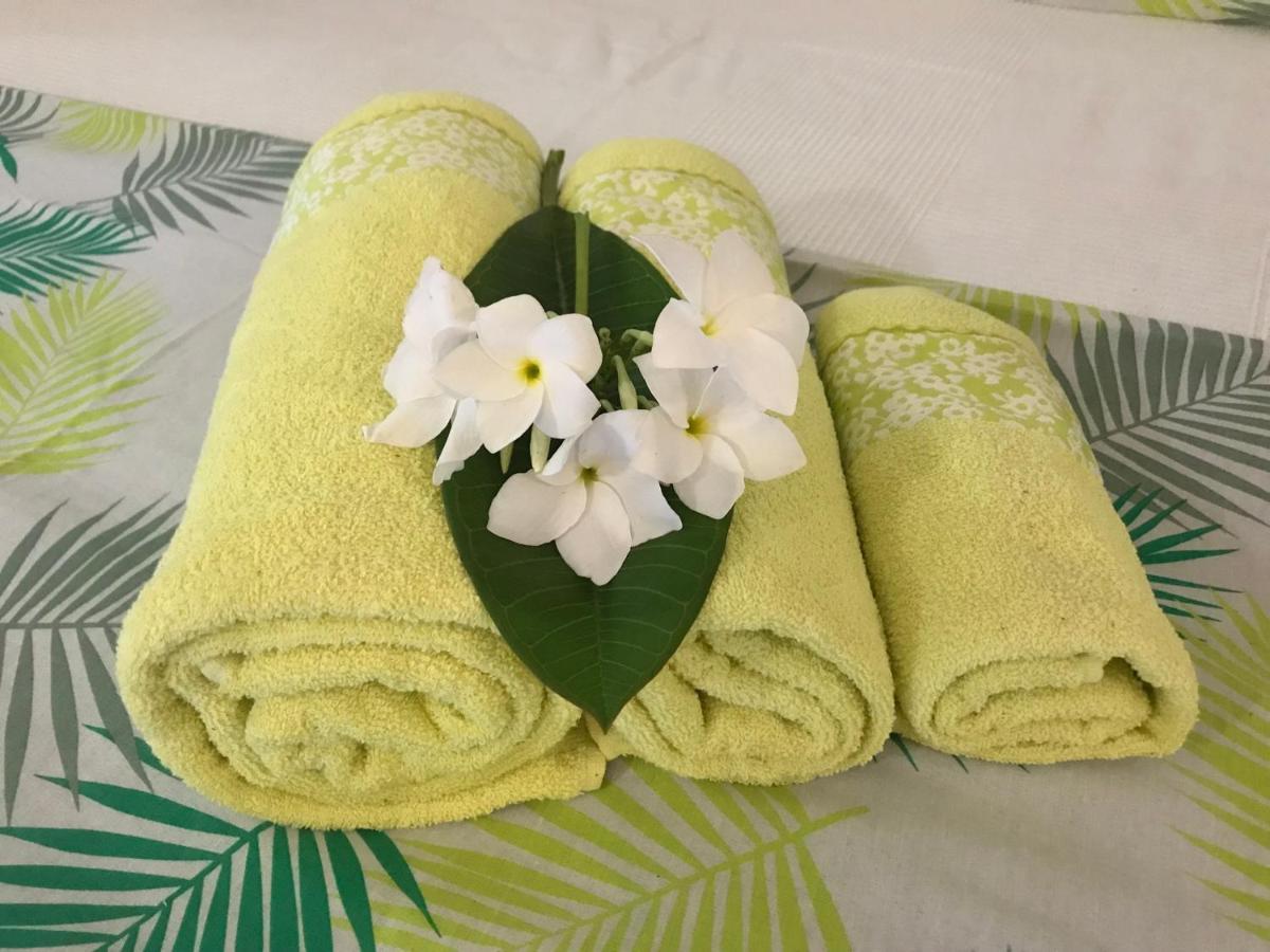 Coeur Tiare Studio Lounge Piscine Plage Cocotiers Сен Франсоа Екстериор снимка