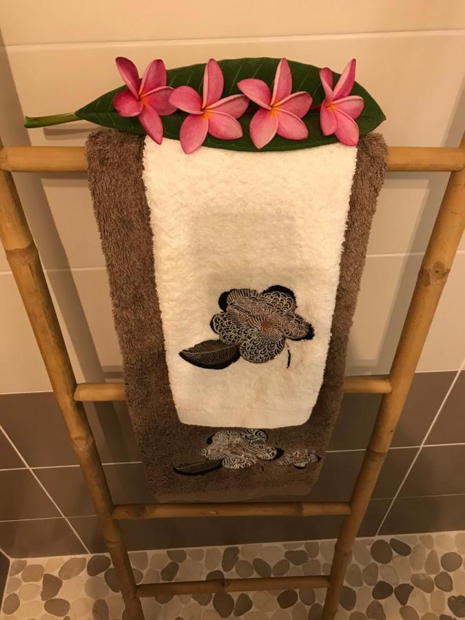 Coeur Tiare Studio Lounge Piscine Plage Cocotiers Сен Франсоа Екстериор снимка