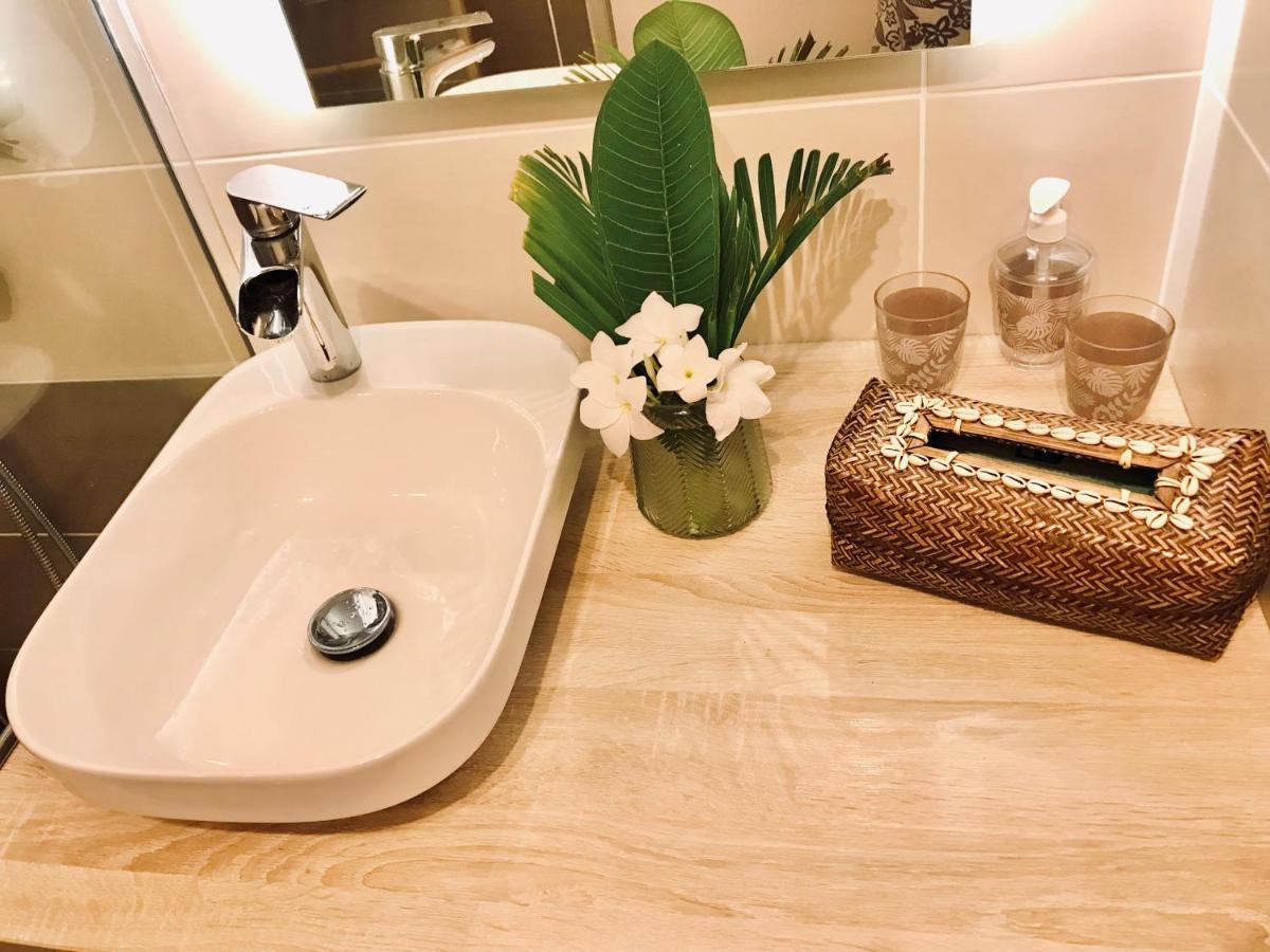 Coeur Tiare Studio Lounge Piscine Plage Cocotiers Сен Франсоа Екстериор снимка
