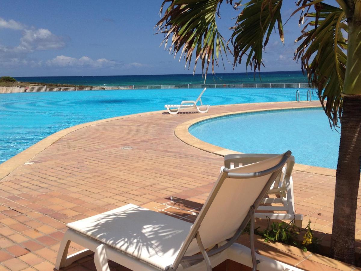 Coeur Tiare Studio Lounge Piscine Plage Cocotiers Сен Франсоа Екстериор снимка
